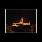 ...The Cathedral, Siena, at Night